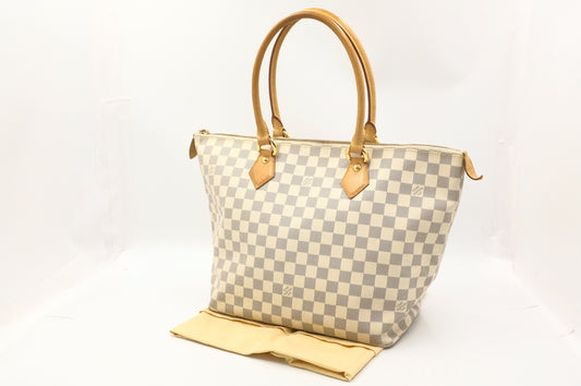 Louis Vuitton Saleya MM in Damier Azur Canvas