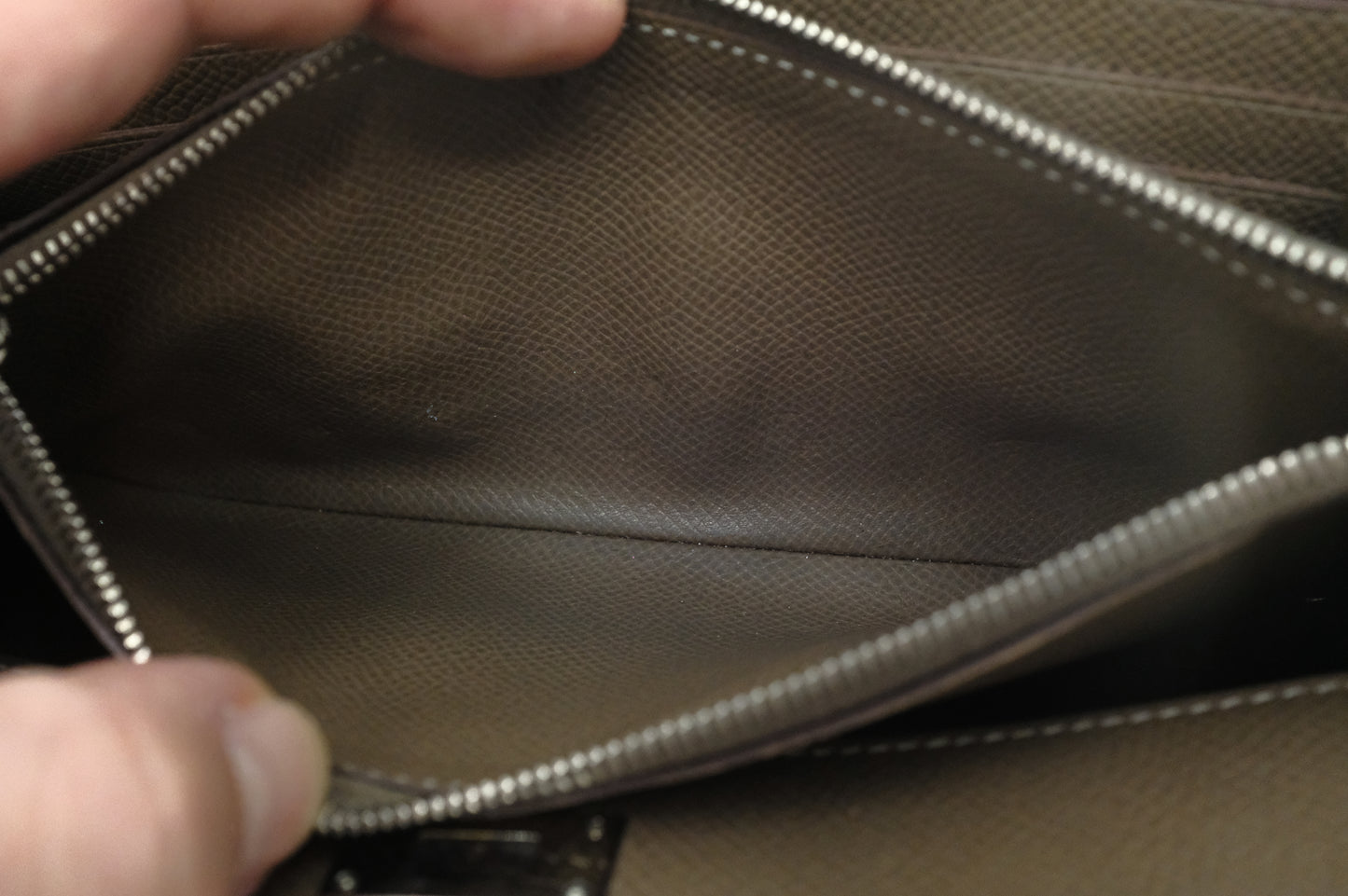 Hermes Kelly Wallet in Etoupe Epsom Leather