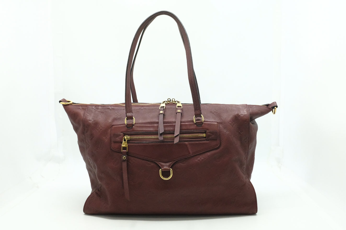Louis Vuitton Lumineuse in Burgundy Empreinte Leather