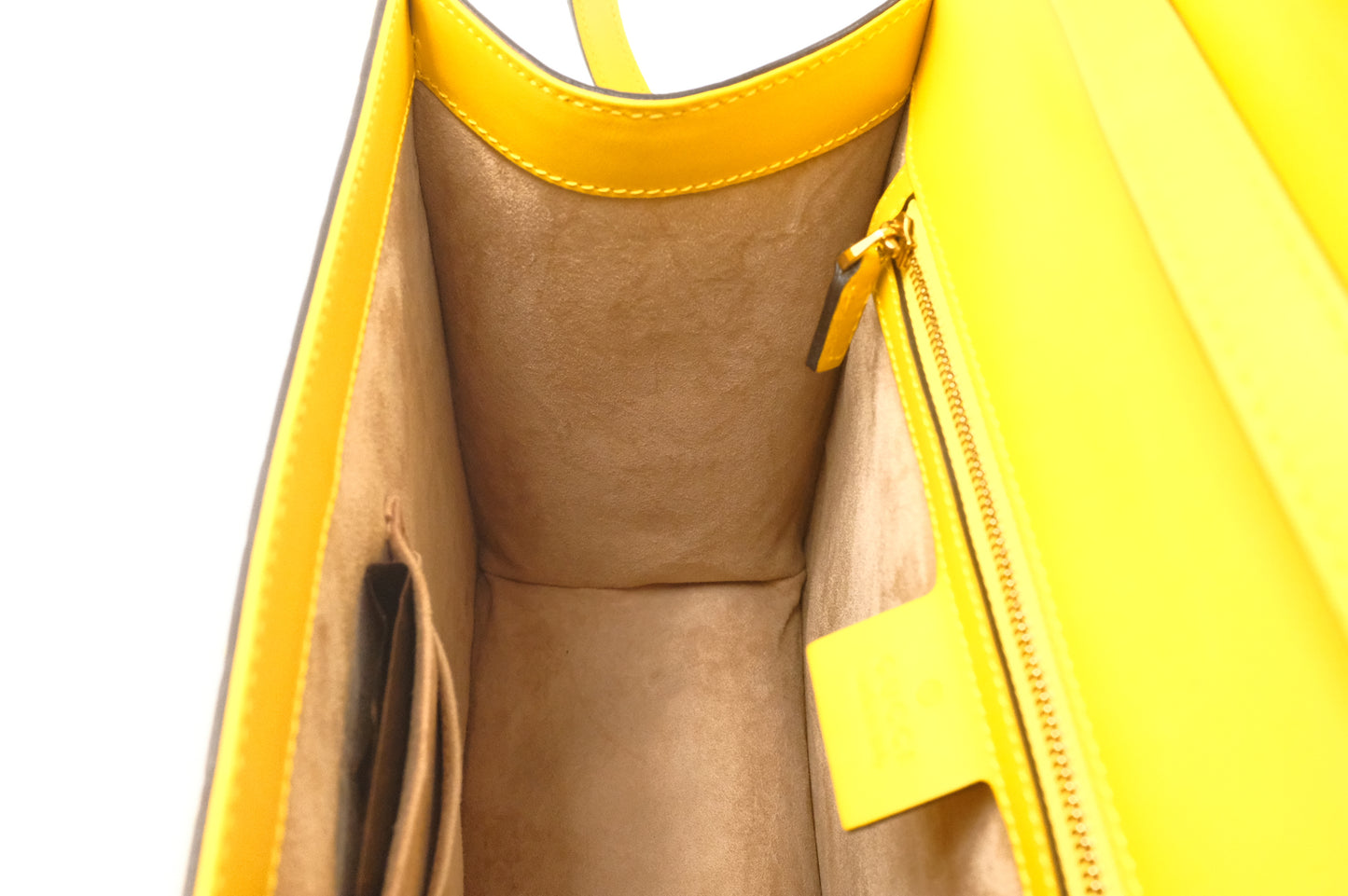 Gucci Large Sylvie in Yellow Guccissima Leather