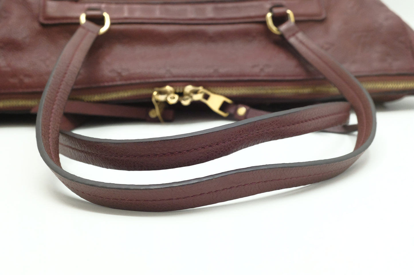 Louis Vuitton Lumineuse in Burgundy Empreinte Leather