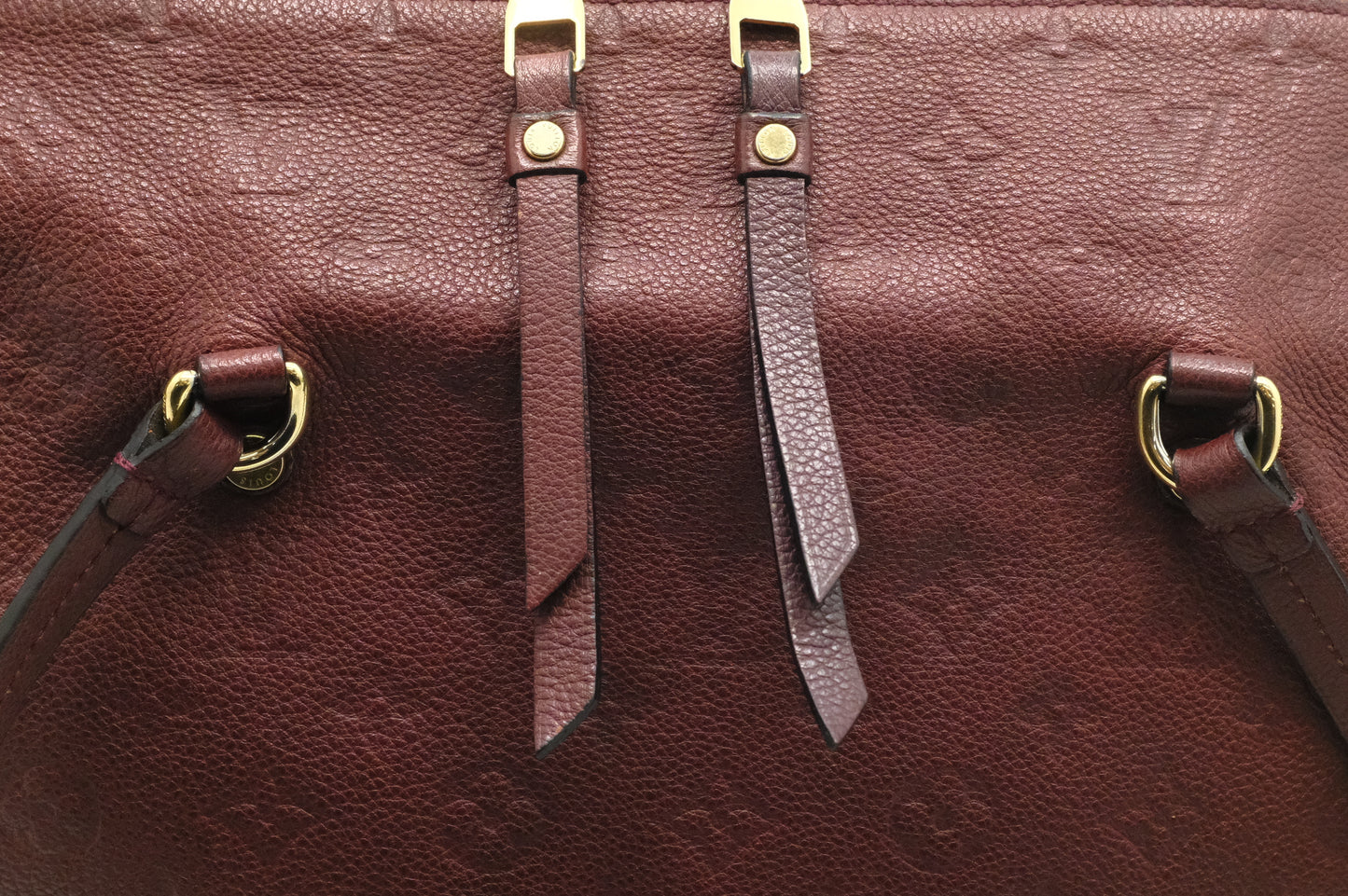 Louis Vuitton Lumineuse in Burgundy Empreinte Leather