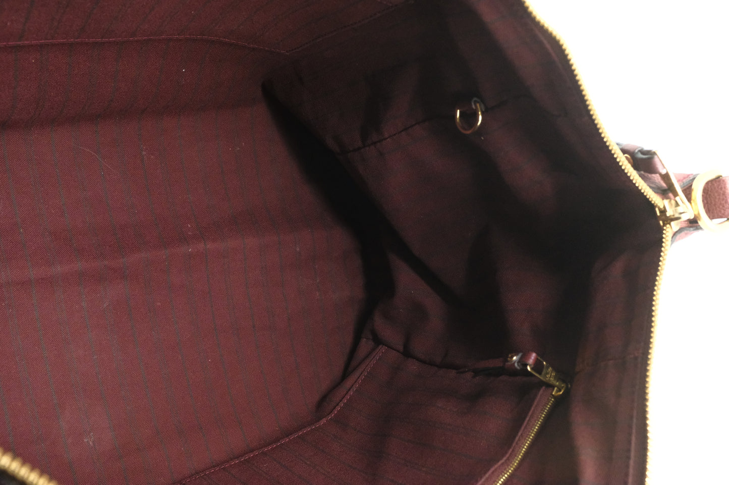 Louis Vuitton Lumineuse in Burgundy Empreinte Leather