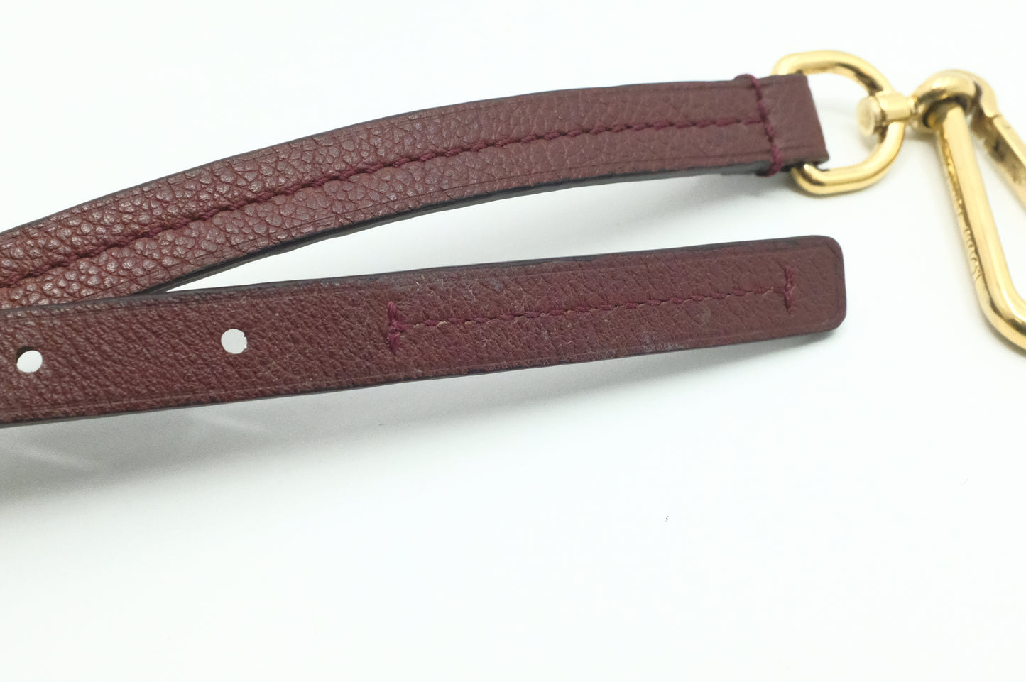 Louis Vuitton Lumineuse in Burgundy Empreinte Leather
