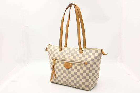 Louis Vuitton Iena PM Shoulder Bag in Damier Azur Canvas