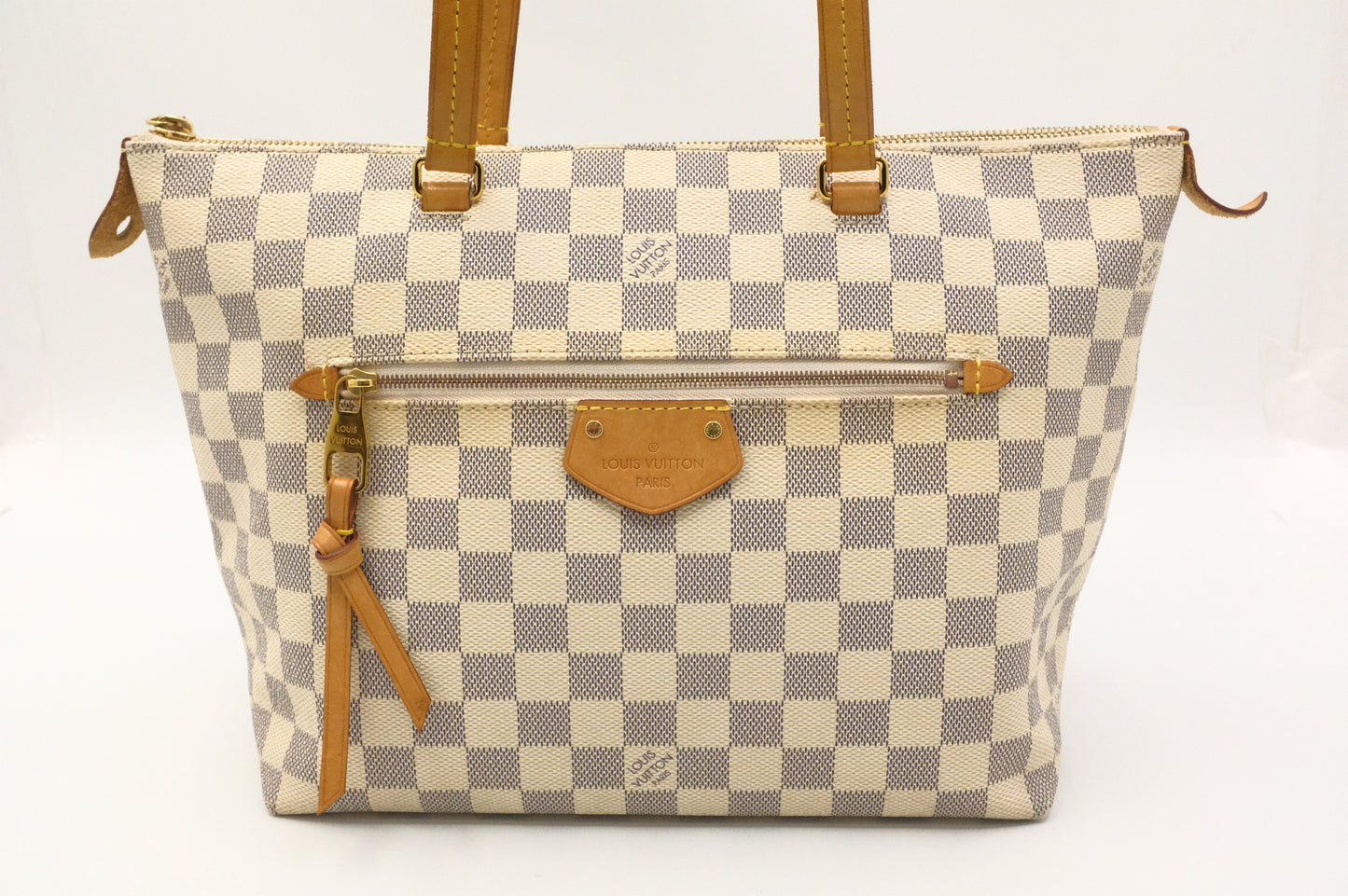 Louis Vuitton Iena PM Shoulder Bag in Damier Azur Canvas