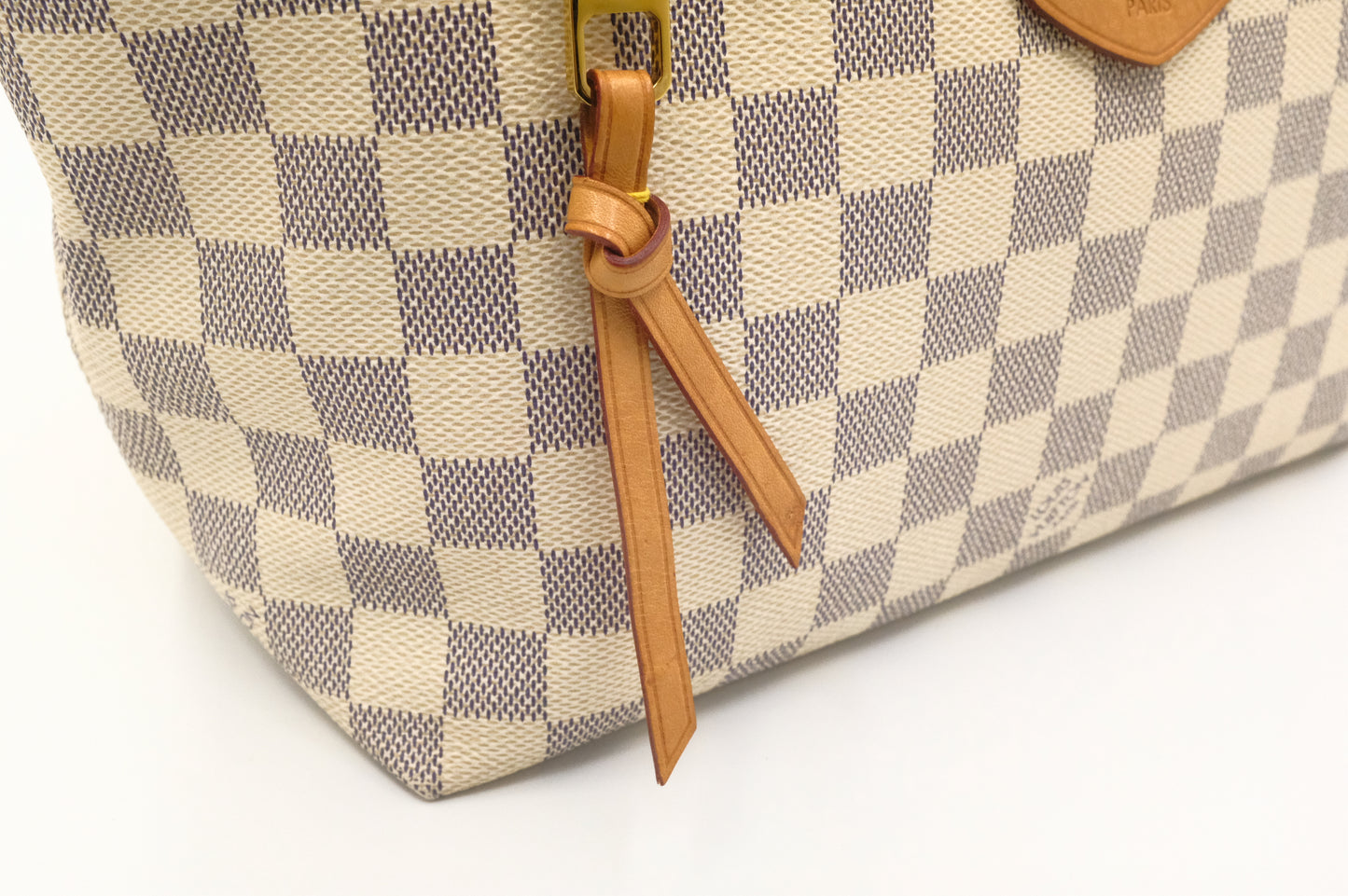 Louis Vuitton Iena PM Shoulder Bag in Damier Azur Canvas