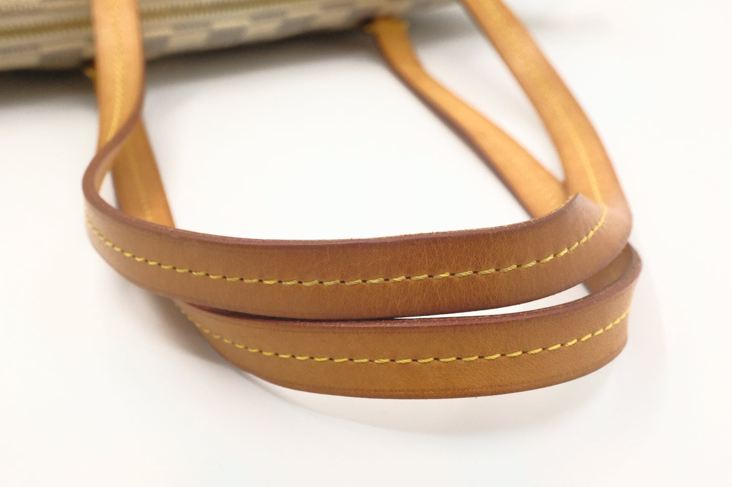 Louis Vuitton Iena PM Shoulder Bag in Damier Azur Canvas