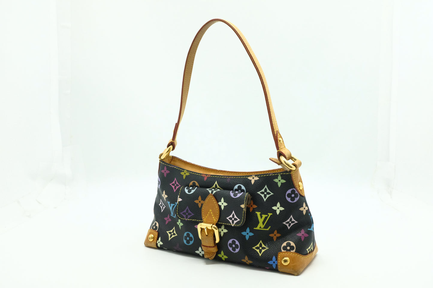 Louis Vuitton Eliza in Black Multicolor Canvas