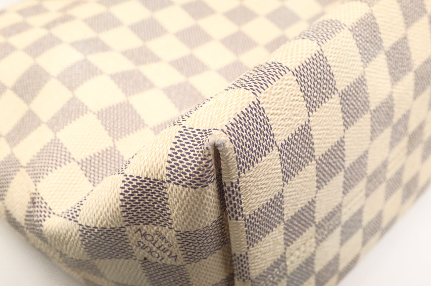 Louis Vuitton Iena PM Shoulder Bag in Damier Azur Canvas