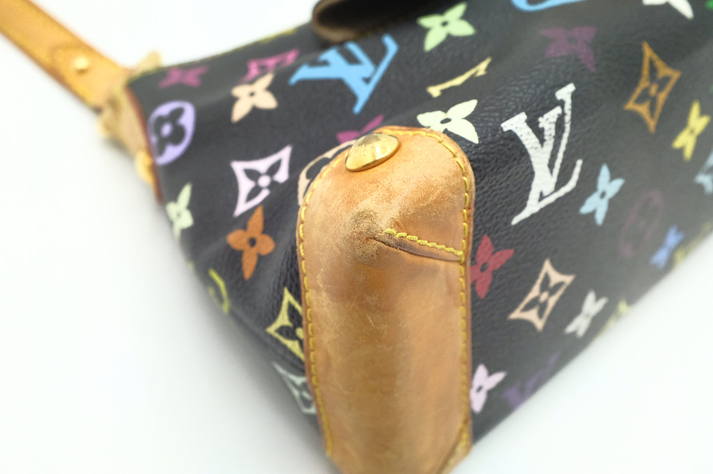 Louis Vuitton Eliza in Black Multicolor Canvas
