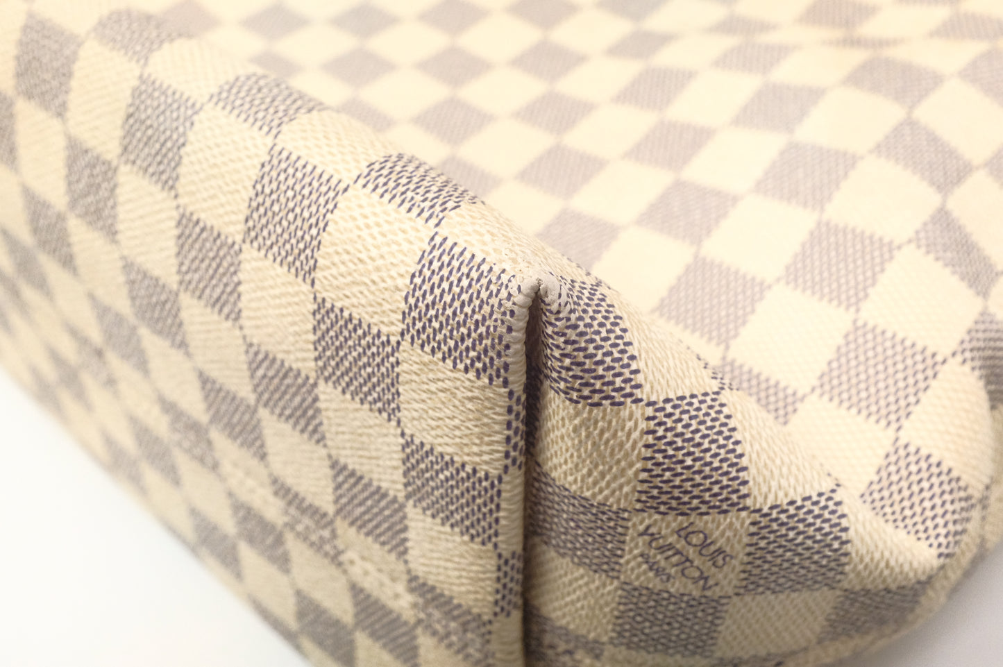 Louis Vuitton Iena PM Shoulder Bag in Damier Azur Canvas