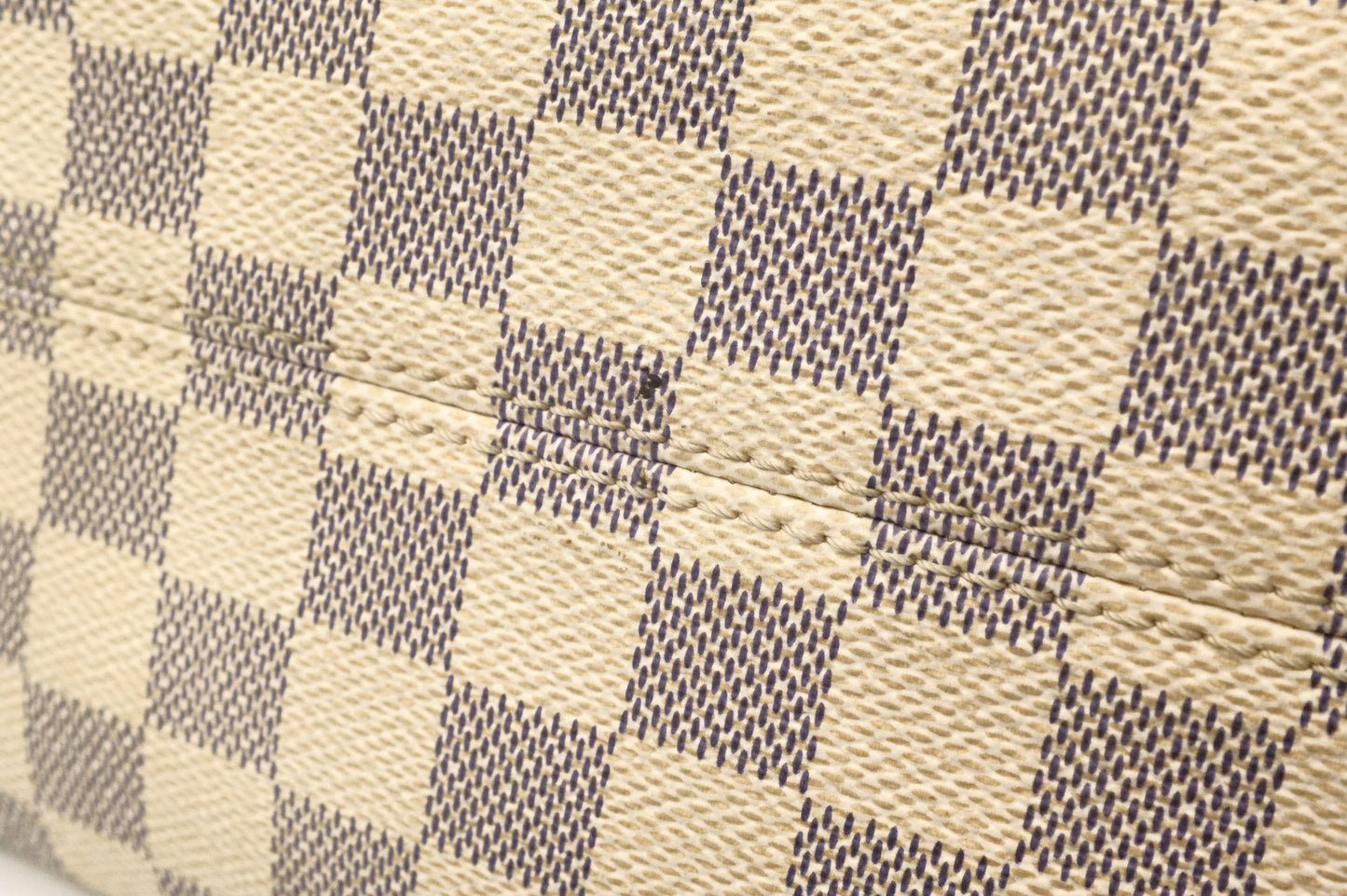 Louis Vuitton Iena PM Shoulder Bag in Damier Azur Canvas