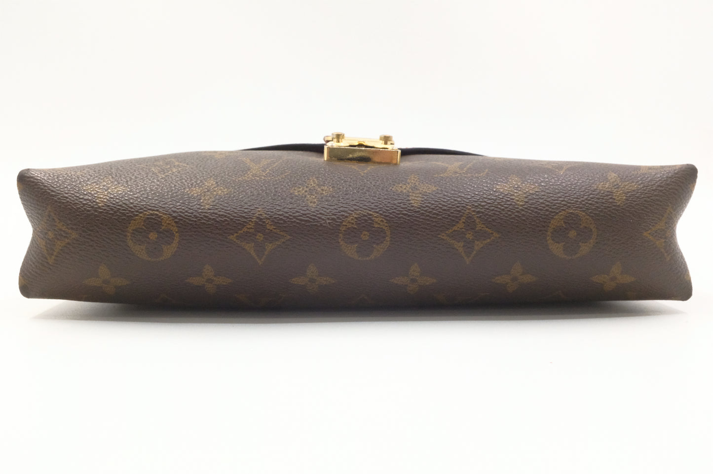 Louis Vuitton Pallas Chain Shoulder Bag in Red Leather and Monogram Canvas