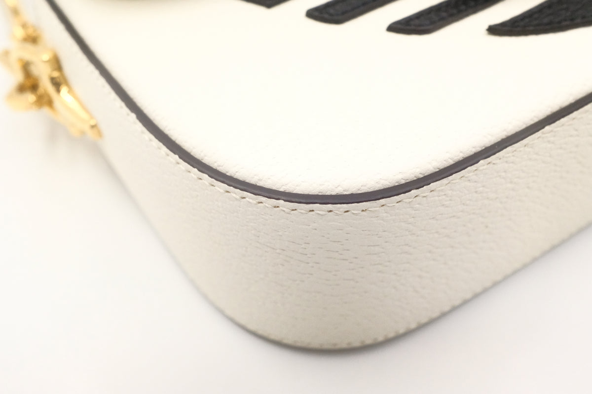 Gucci x Adidas Horsebit 1955 in White and Black Leather