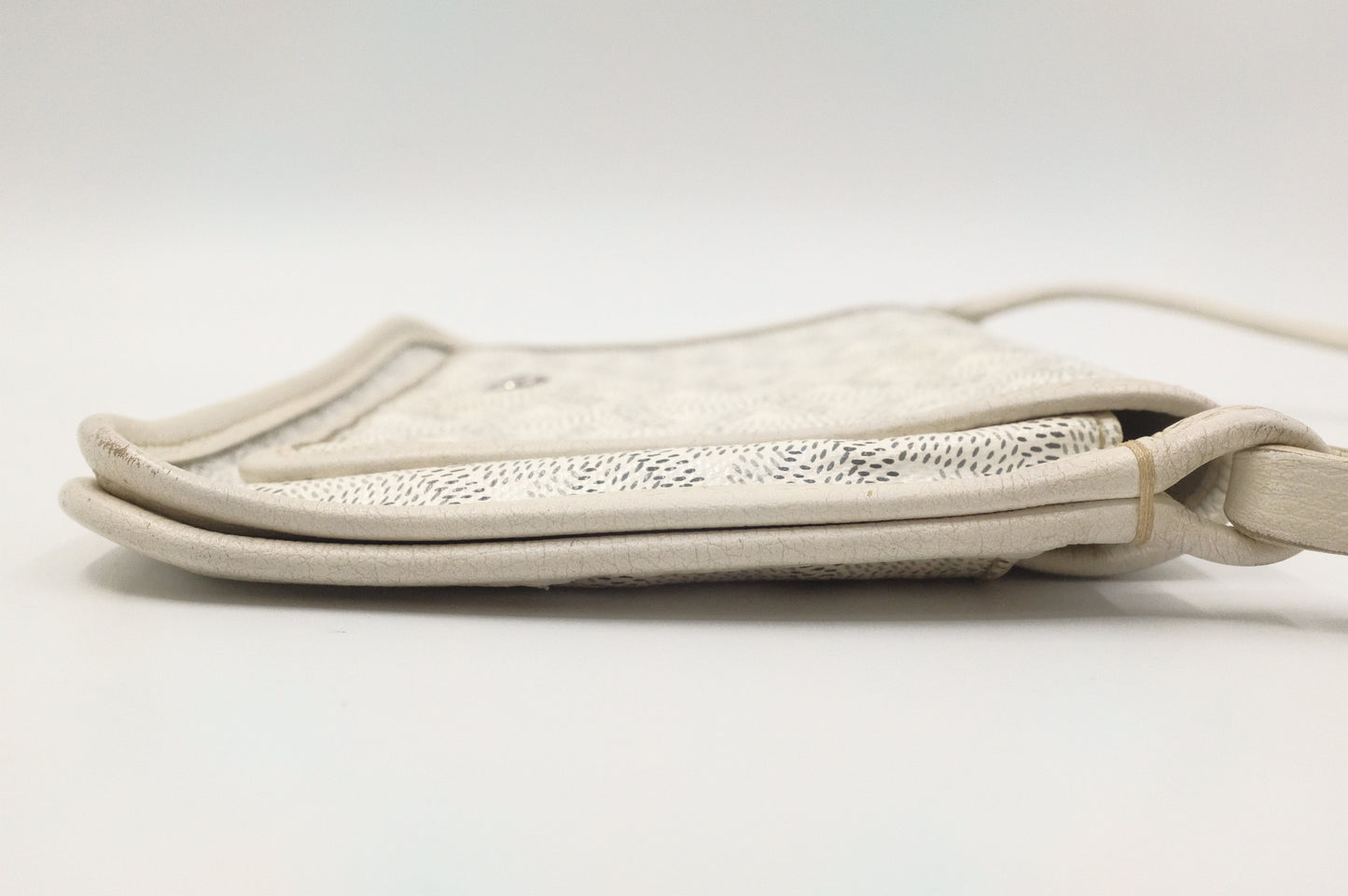 Goyard Plumet Crossbody in White Goyardine Canvas