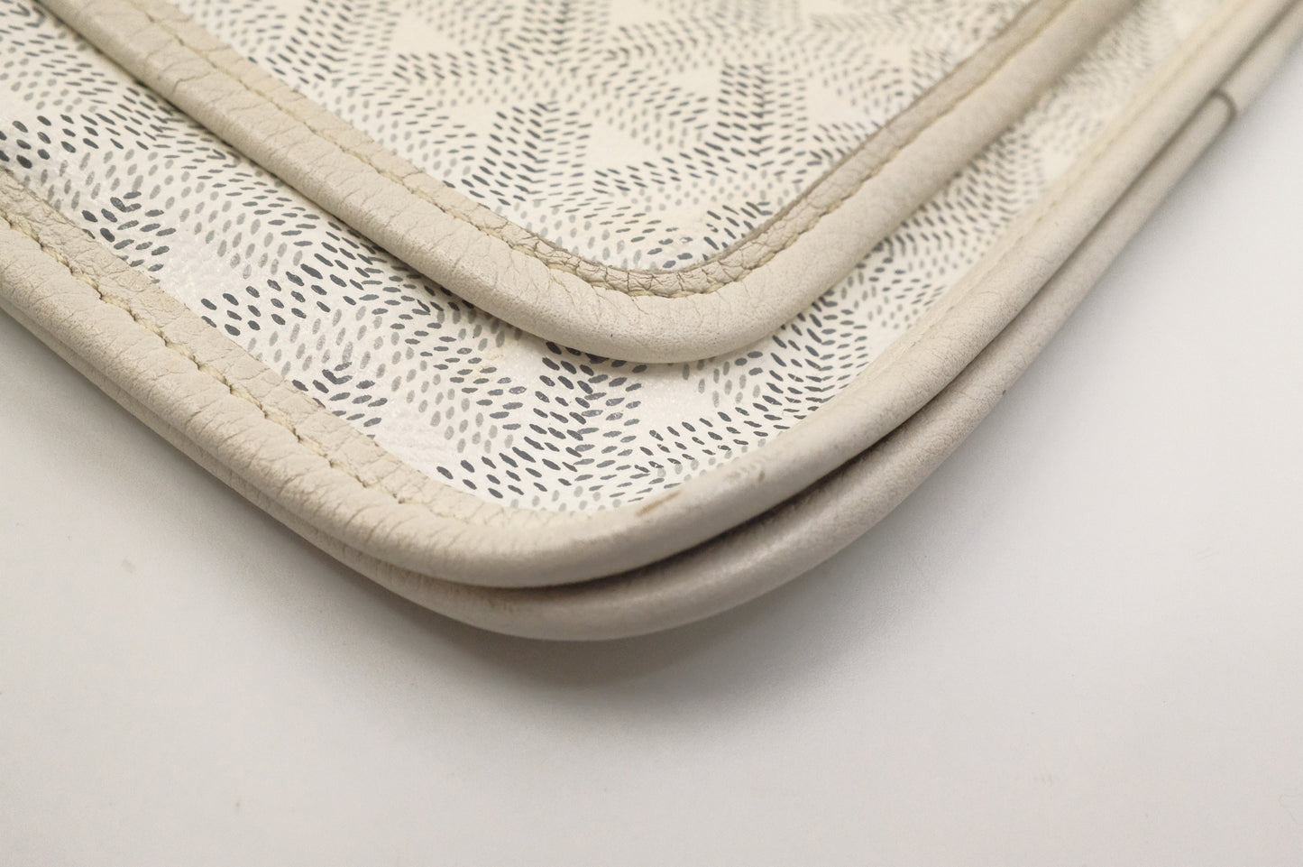 Goyard Plumet Crossbody in White Goyardine Canvas