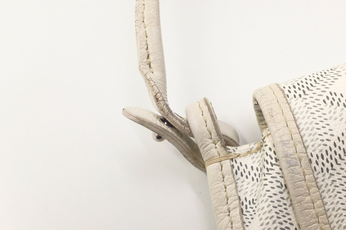 Goyard Plumet Crossbody in White Goyardine Canvas