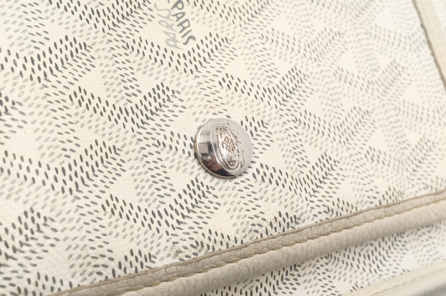 Goyard Plumet Crossbody in White Goyardine Canvas