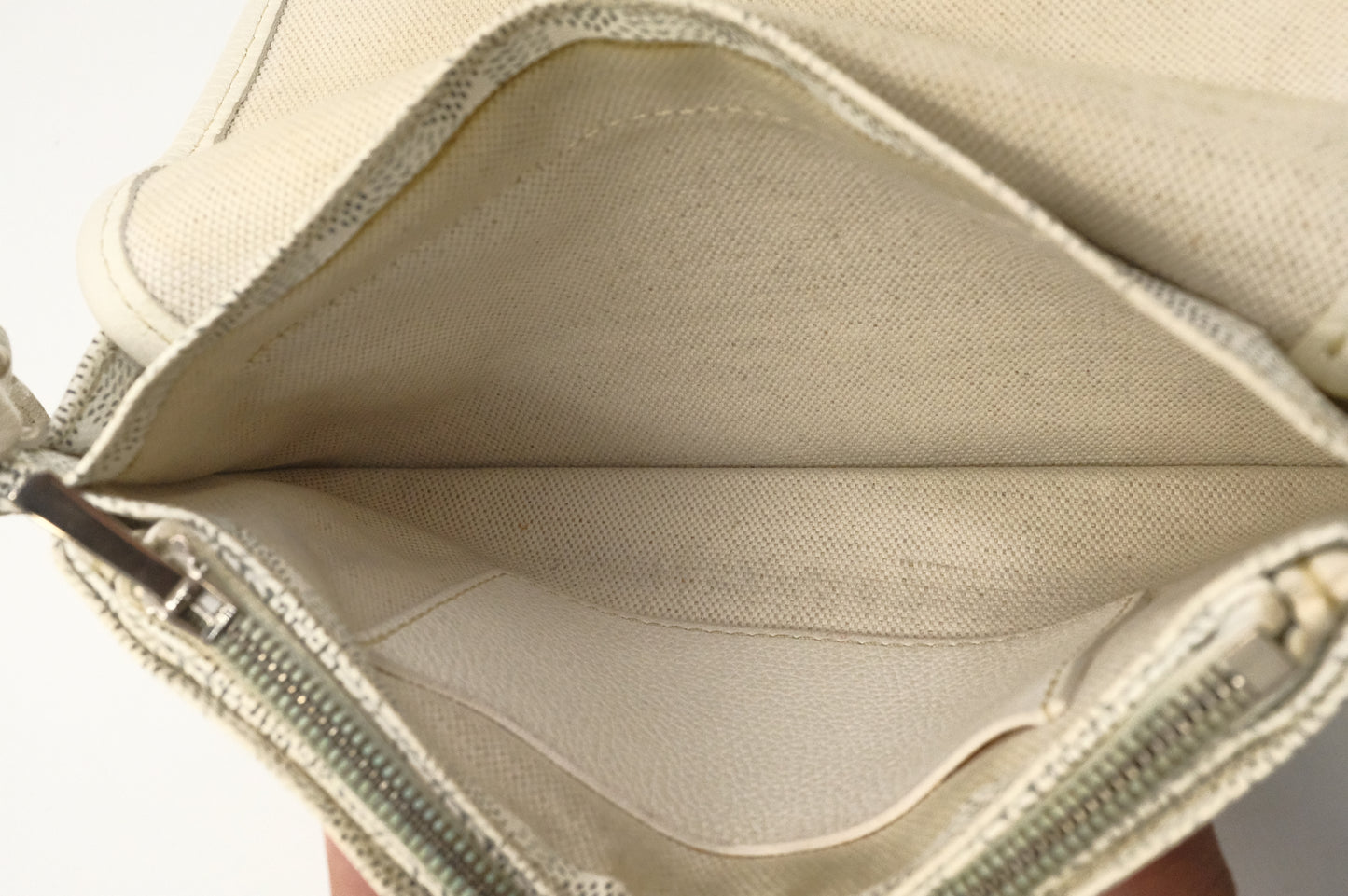 Goyard Plumet Crossbody in White Goyardine Canvas