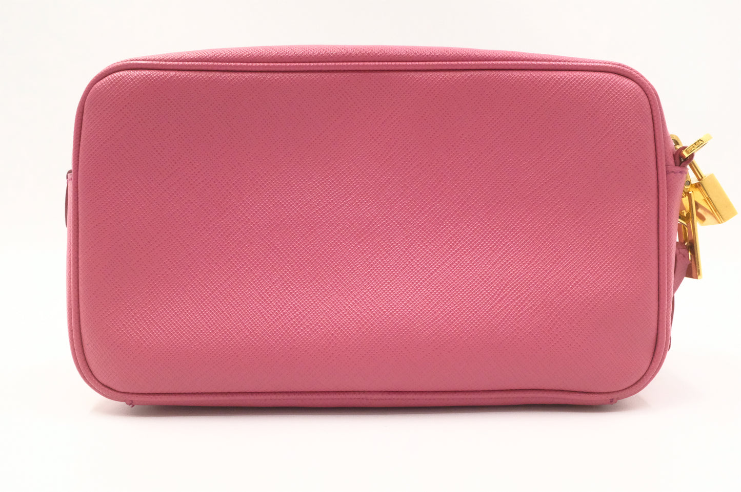 Prada Crossbody Bag in Pink Saffiano Leather