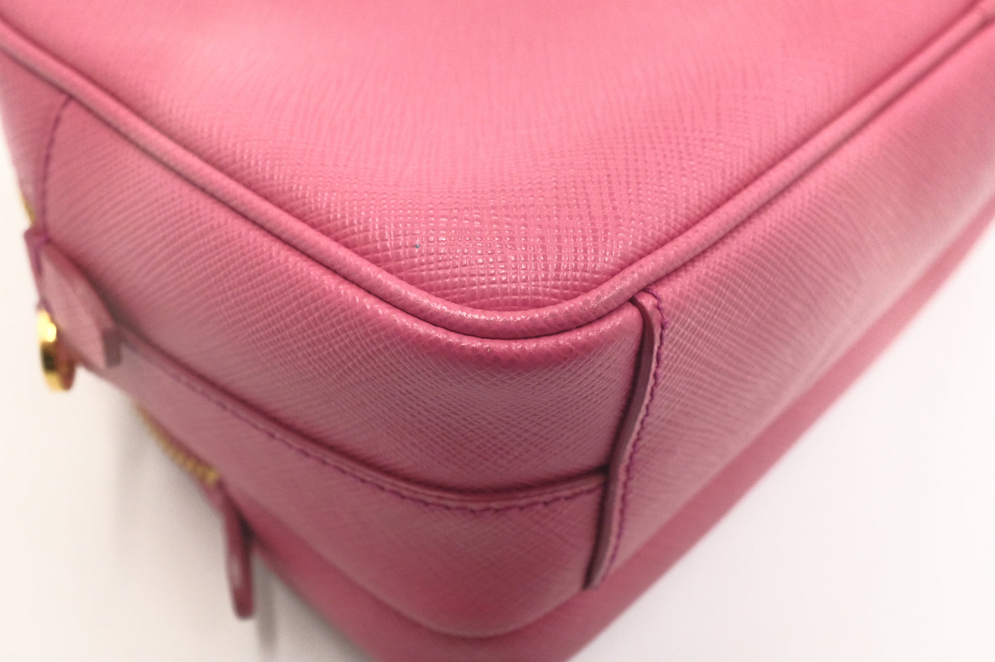 Prada Crossbody Bag in Pink Saffiano Leather