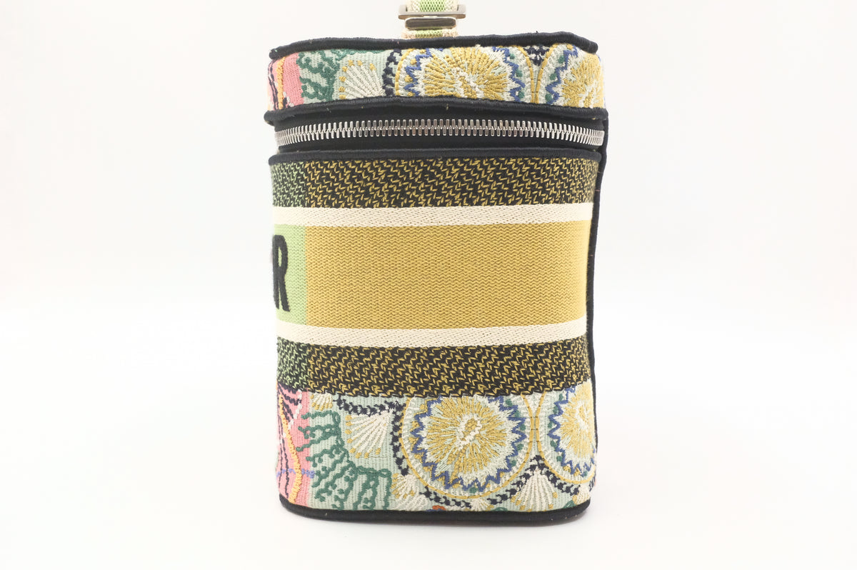 Dior DiorTravel Vanity Case in Dior in Lights Multicolor Embroidered Canvas