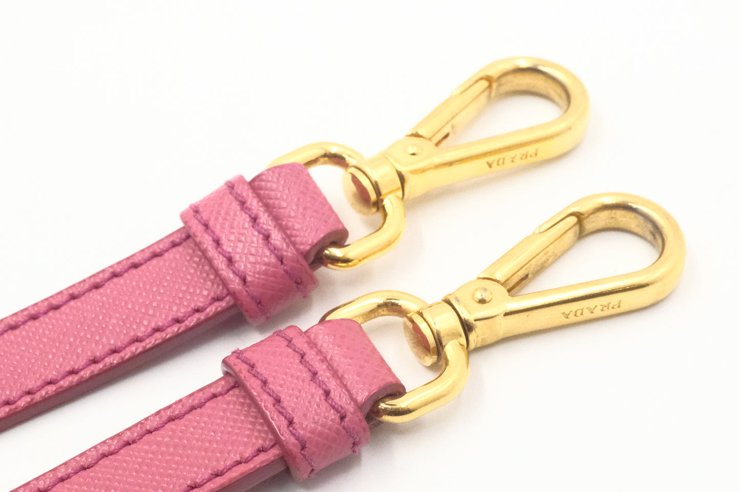 Prada Crossbody Bag in Pink Saffiano Leather