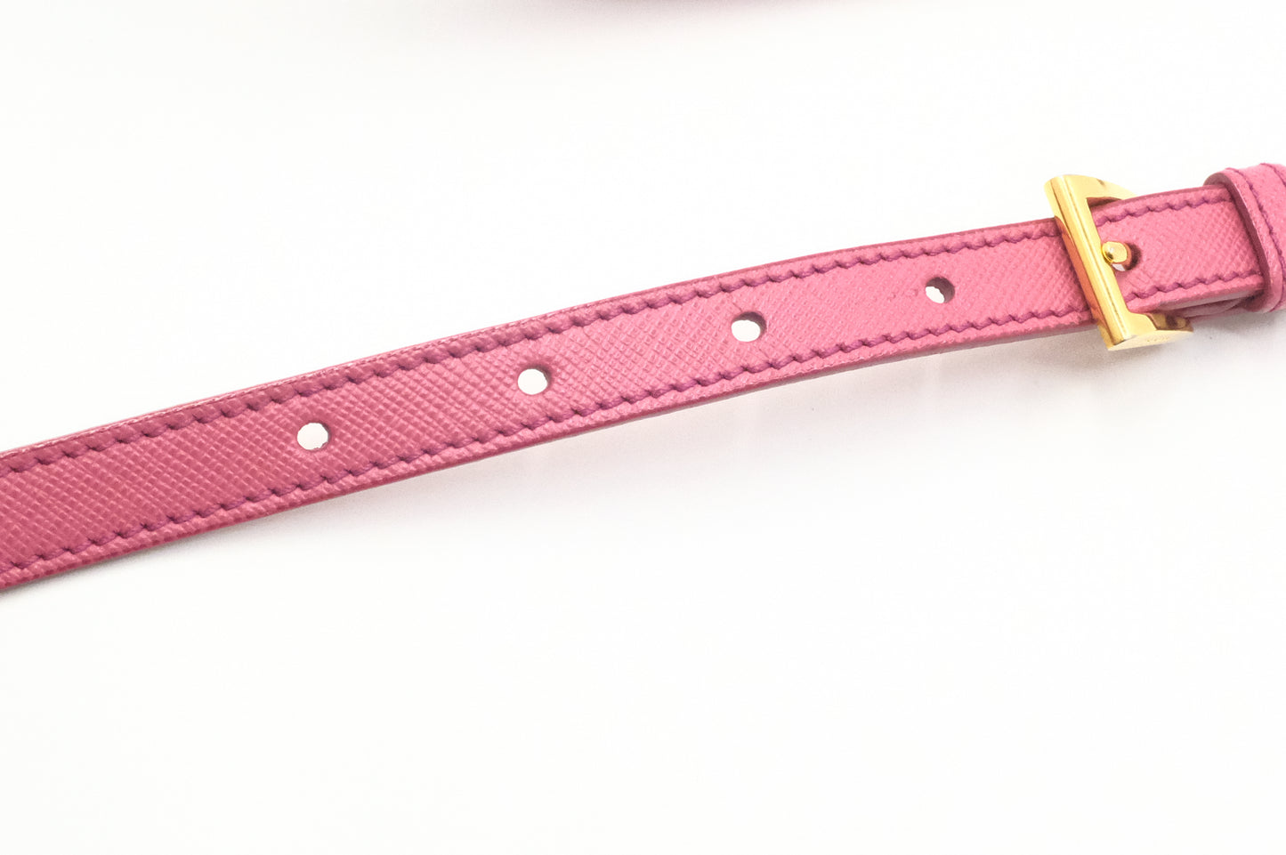 Prada Crossbody Bag in Pink Saffiano Leather