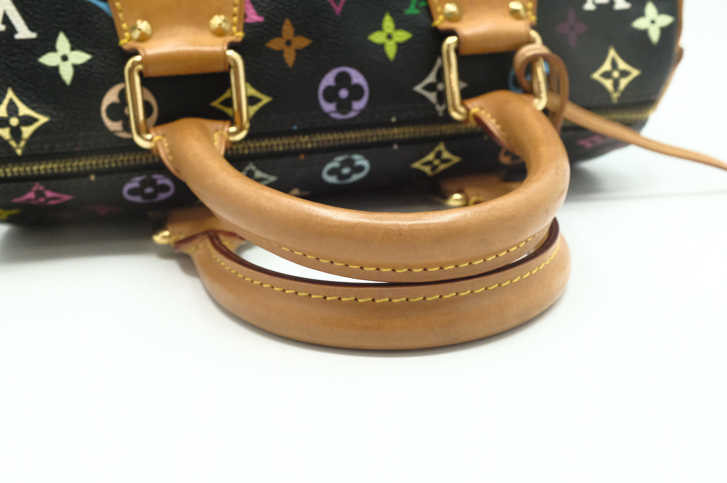 Louis Vuitton Speedy 30 in Black Multicolor Monogram Canvas