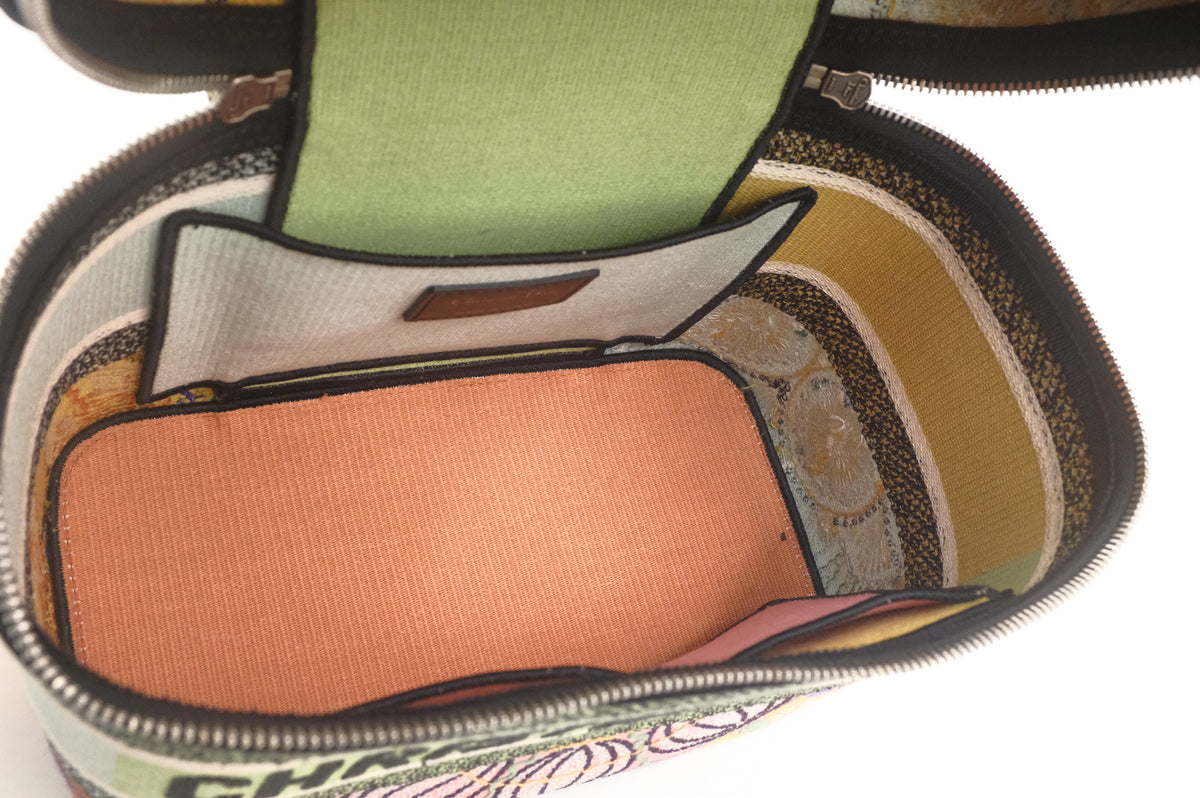 Dior DiorTravel Vanity Case in Dior in Lights Multicolor Embroidered Canvas