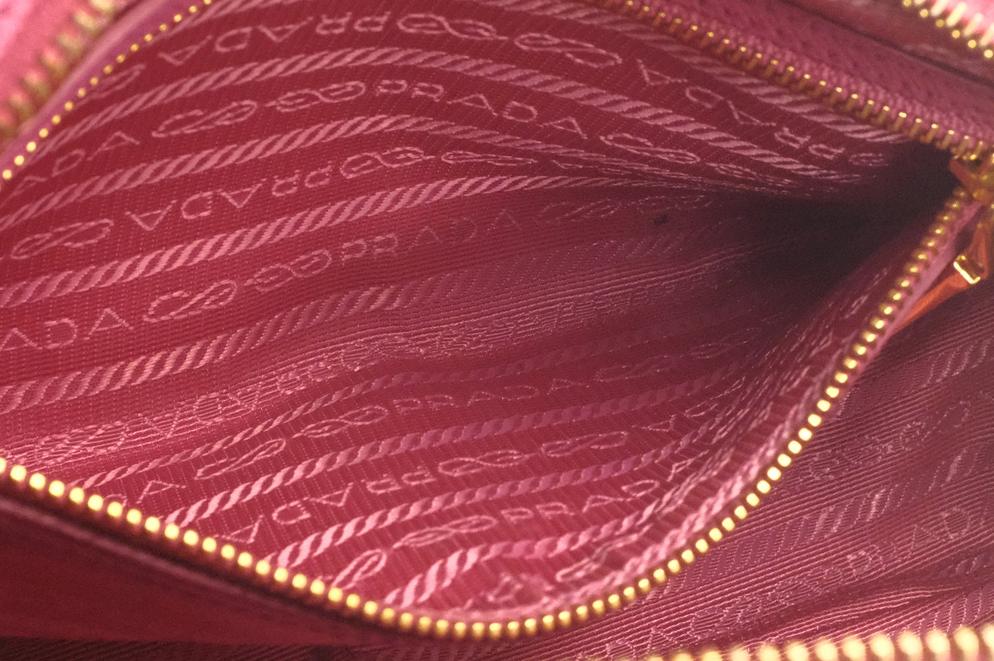 Prada Crossbody Bag in Pink Saffiano Leather