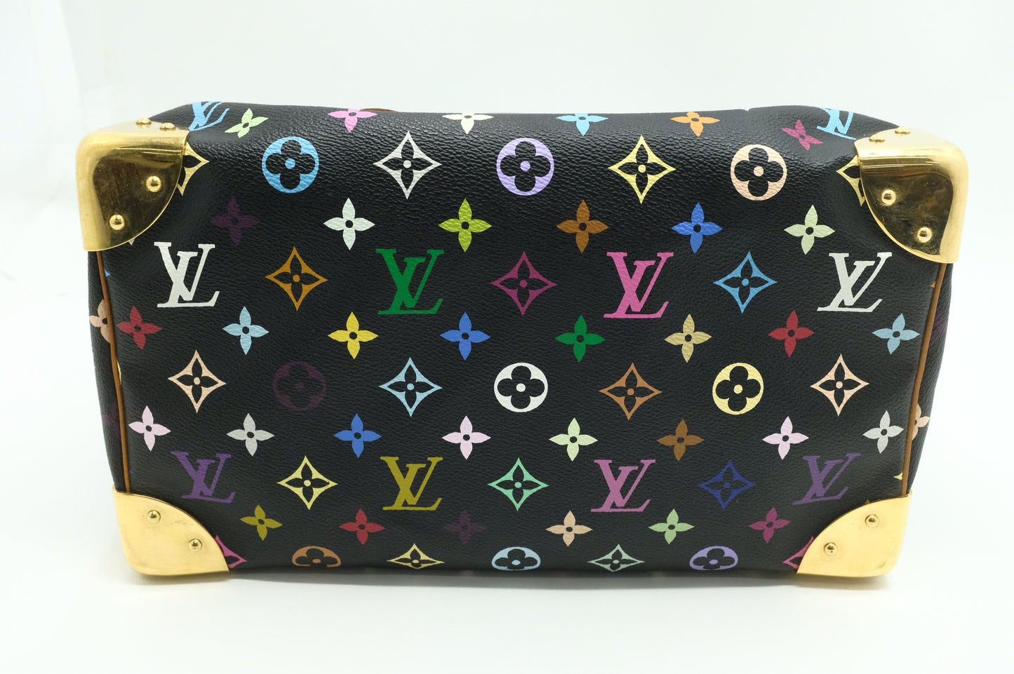 Louis Vuitton Speedy 30 in Black Multicolor Monogram Canvas