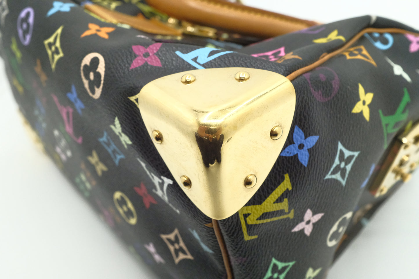 Louis Vuitton Speedy 30 in Black Multicolor Monogram Canvas