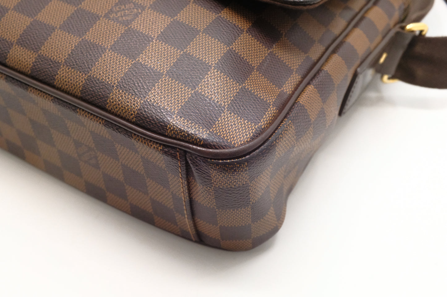 Louis Vuitton Shelton GM in Damier Ebene Canvas
