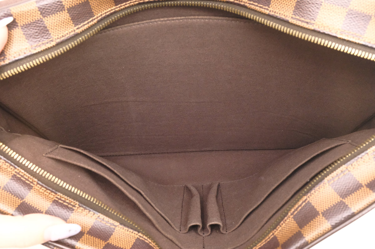 Louis Vuitton Shelton GM in Damier Ebene Canvas
