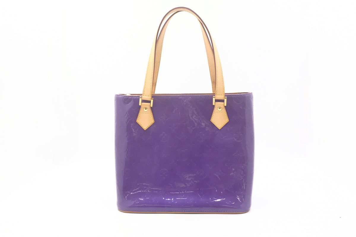 Louis Vuitton Houston in Purple Vernis Leather