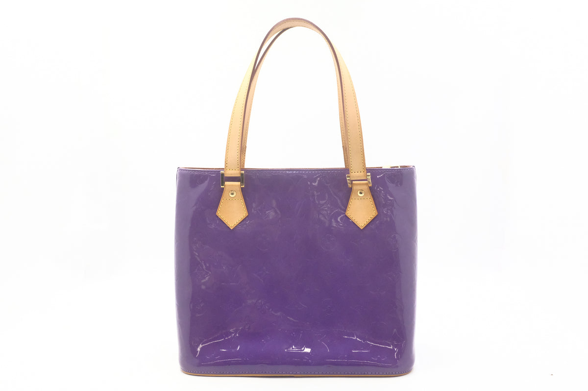 Louis Vuitton Houston in Purple Vernis Leather