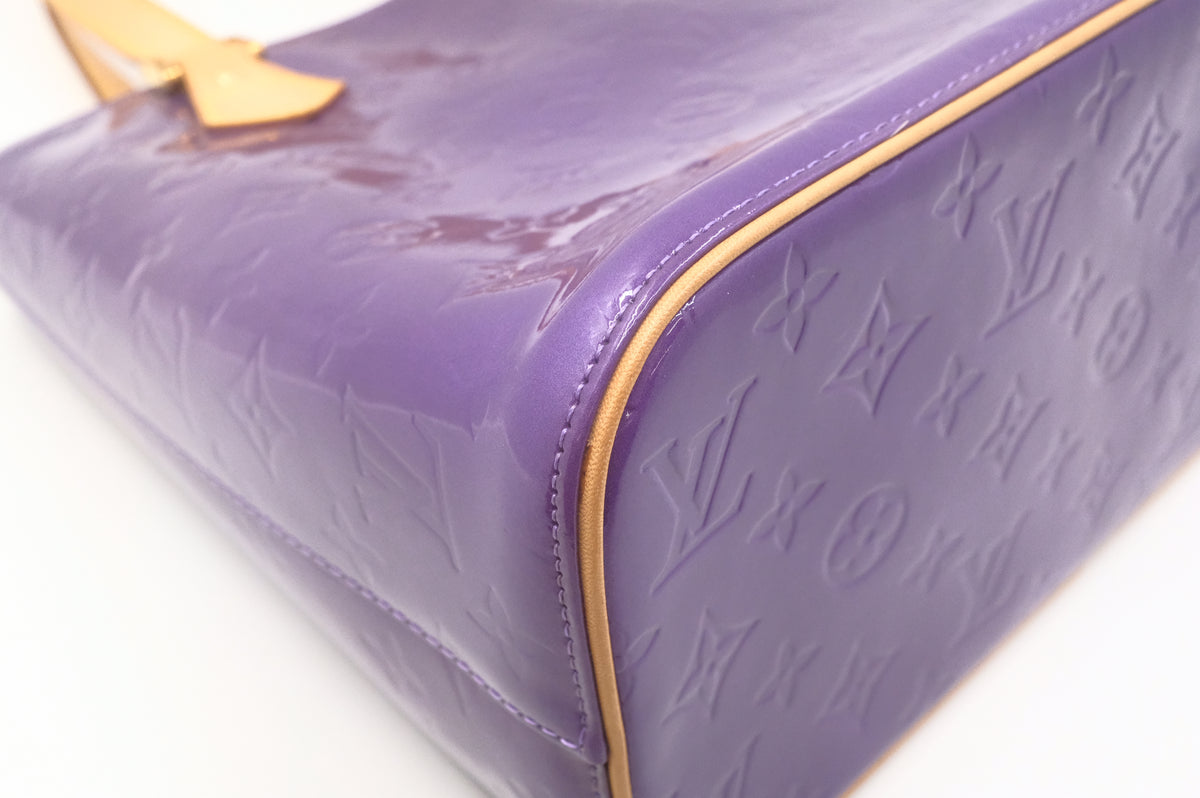 Louis Vuitton Houston in Purple Vernis Leather