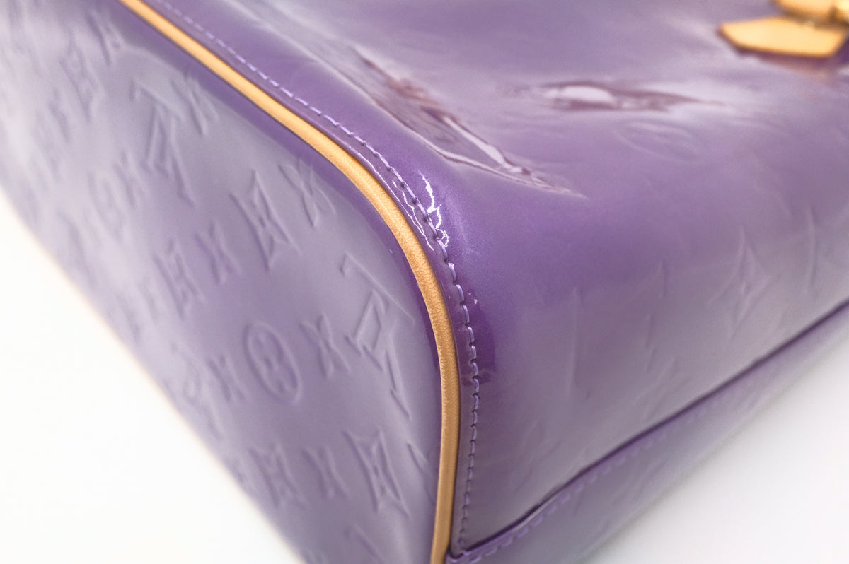 Louis Vuitton Houston in Purple Vernis Leather
