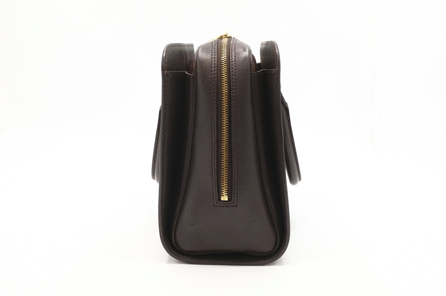 Louis Vuitton Triana Handbag in Damier Ebene Canvas