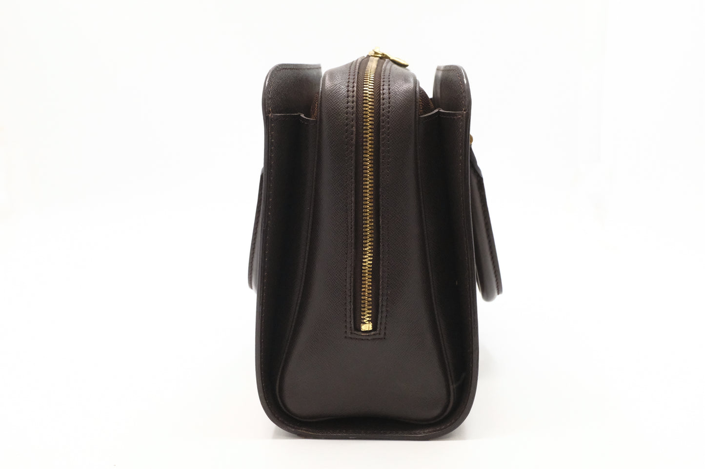 Louis Vuitton Triana Handbag in Damier Ebene Canvas