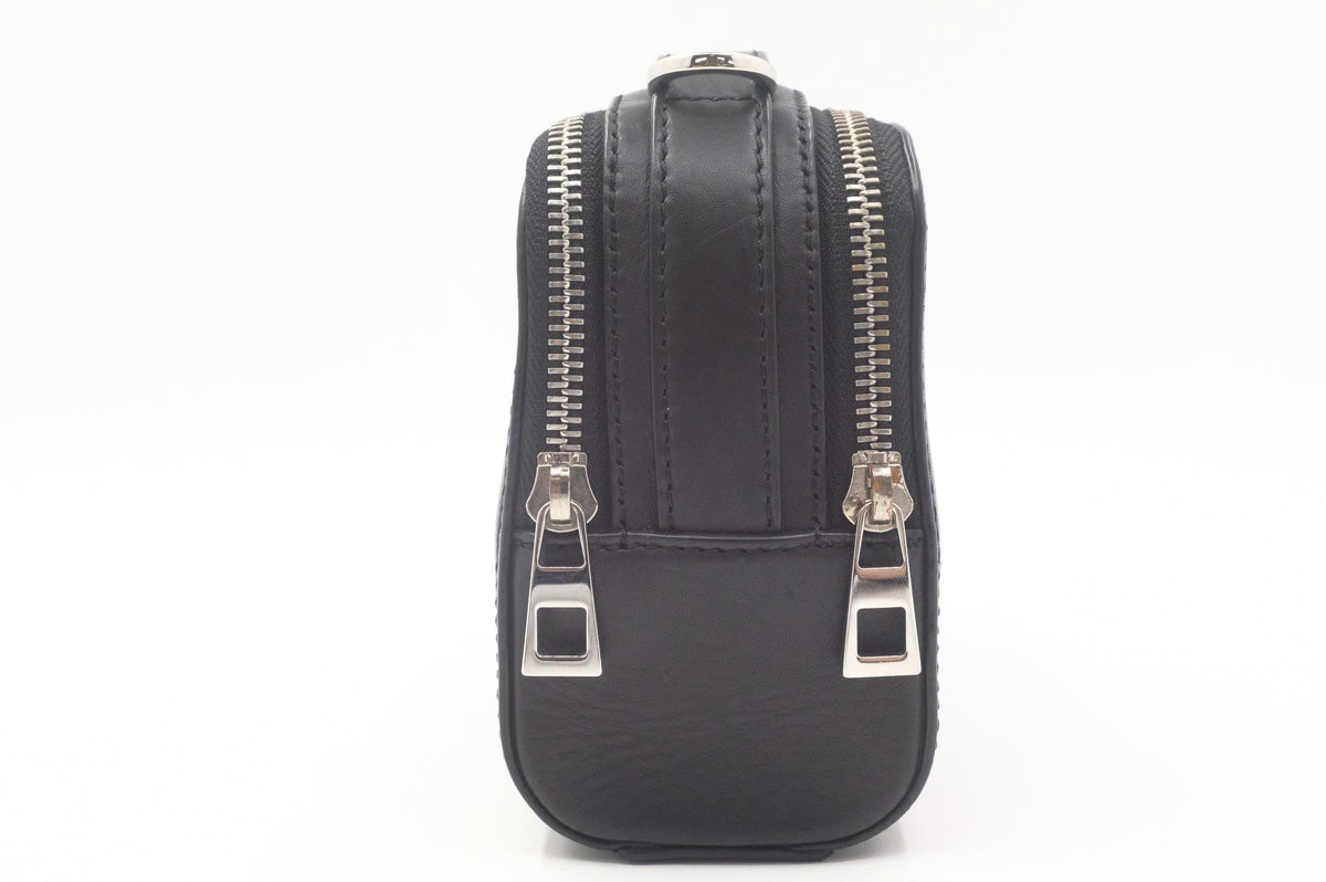 Loewe Camera Crossbody Bag in Black Leather