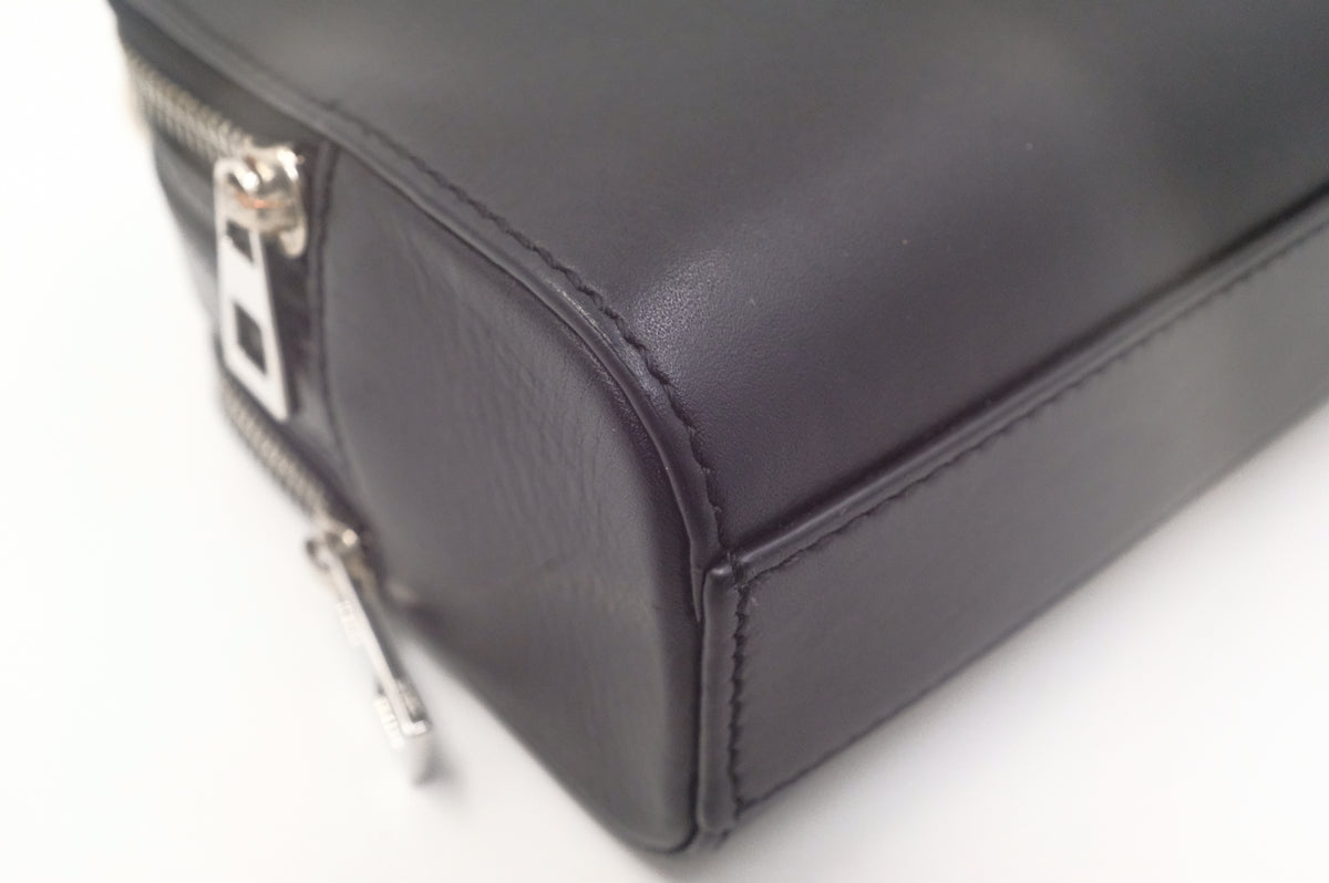 Loewe Camera Crossbody Bag in Black Leather