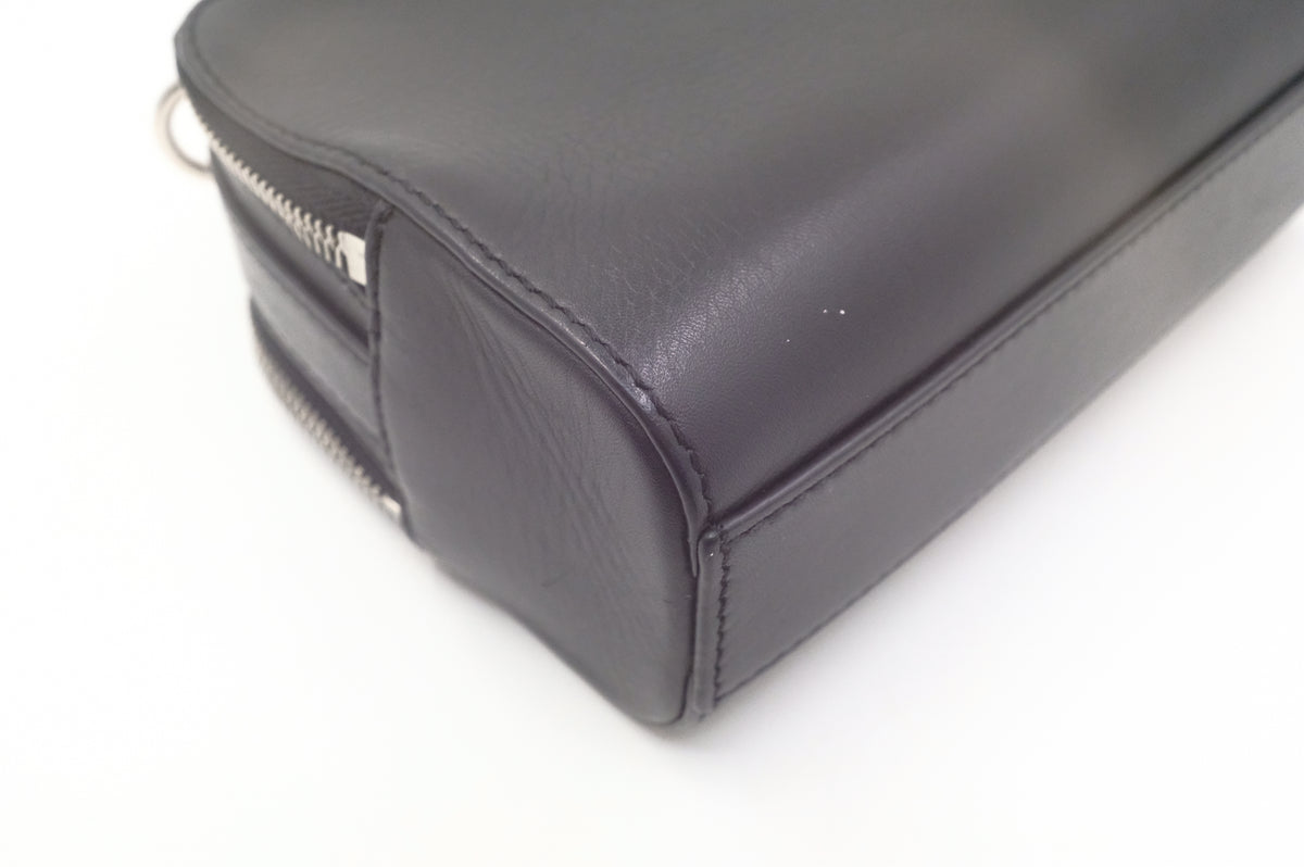 Loewe Camera Crossbody Bag in Black Leather