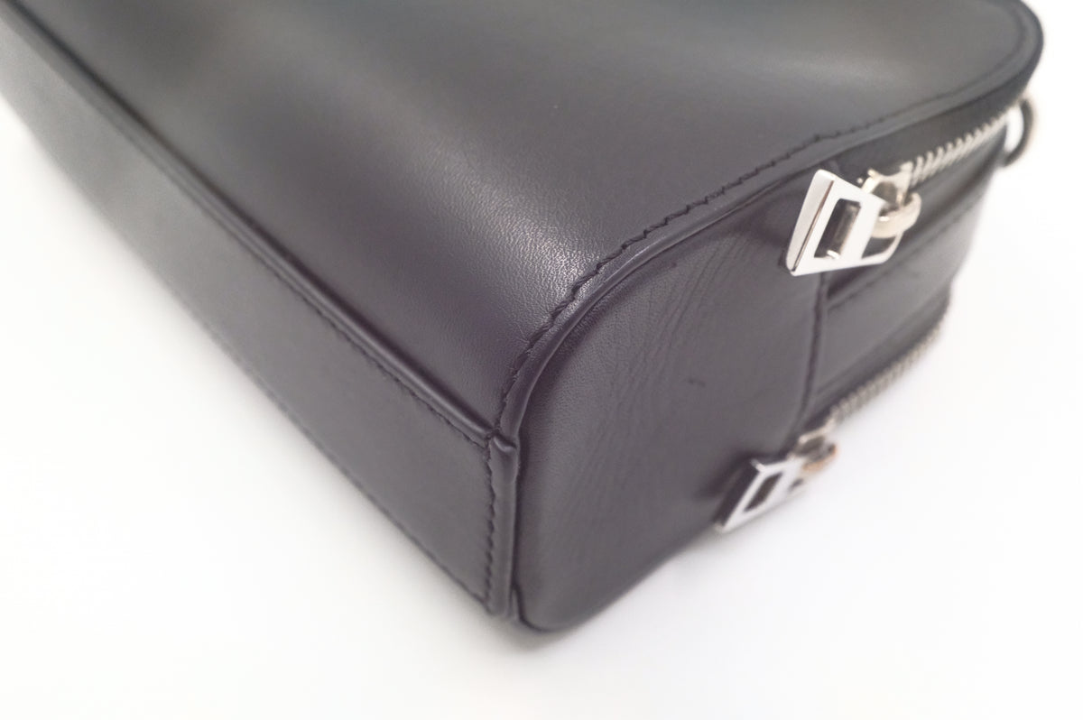 Loewe Camera Crossbody Bag in Black Leather