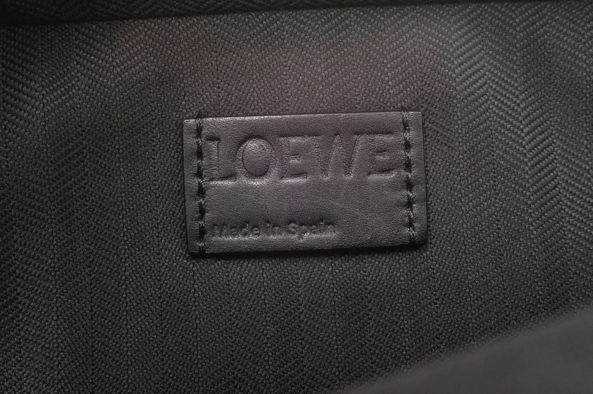 Loewe Camera Crossbody Bag in Black Leather
