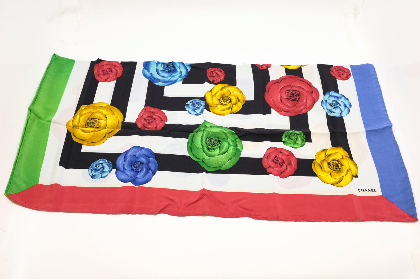 Chanel Camelia Scarf in Silk