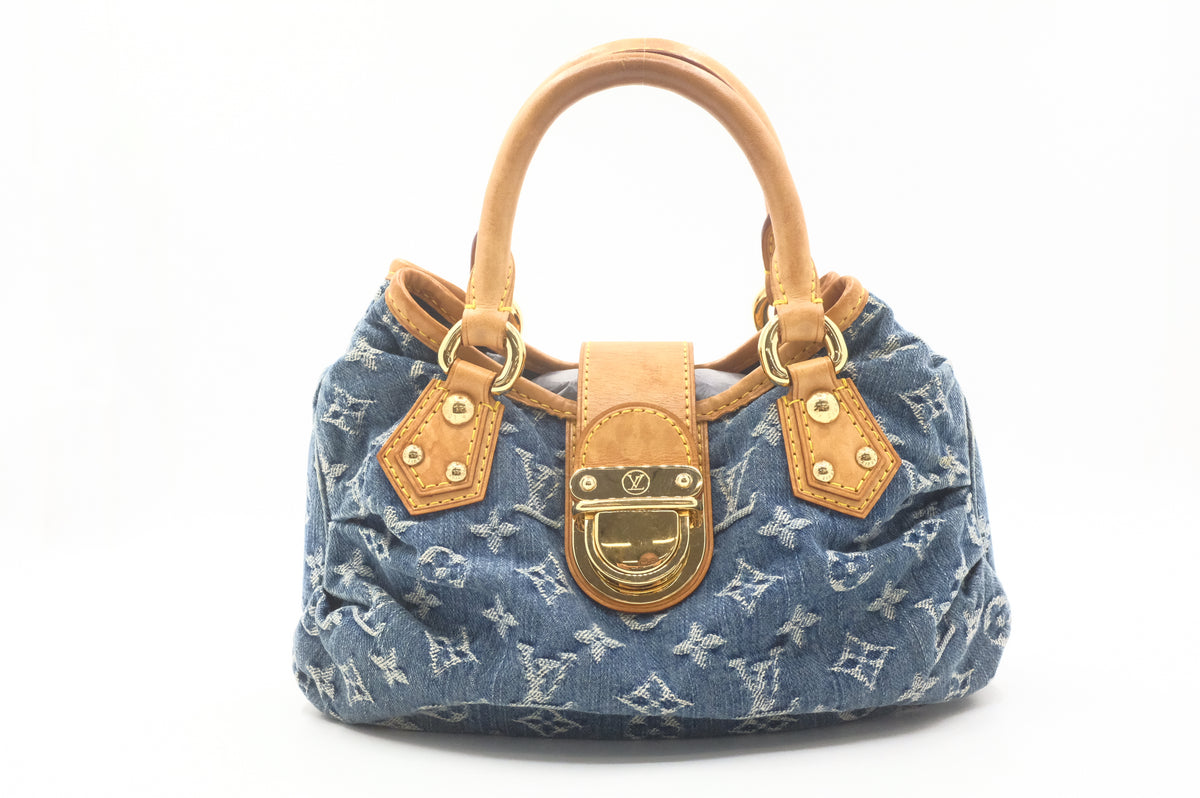 Louis Vuitton Mini Pleaty in Blue Denim Canvas