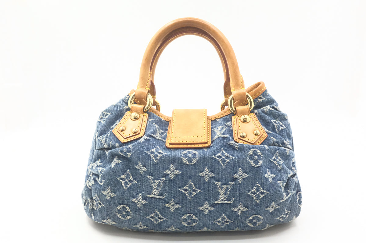 Louis Vuitton Mini Pleaty in Blue Denim Canvas